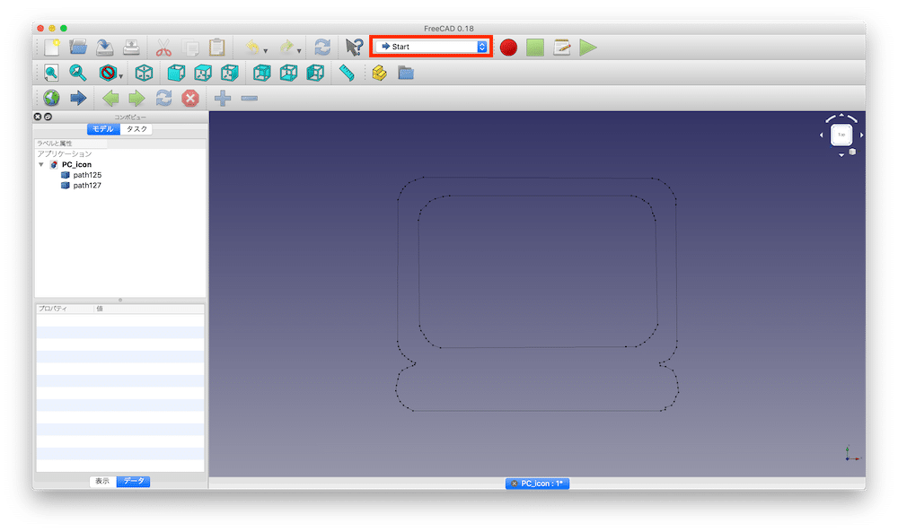 Freecadでロゴなどの形状を埋め込み Inkscapeでsvgデータ化 Freecadで３次元化 3pysci