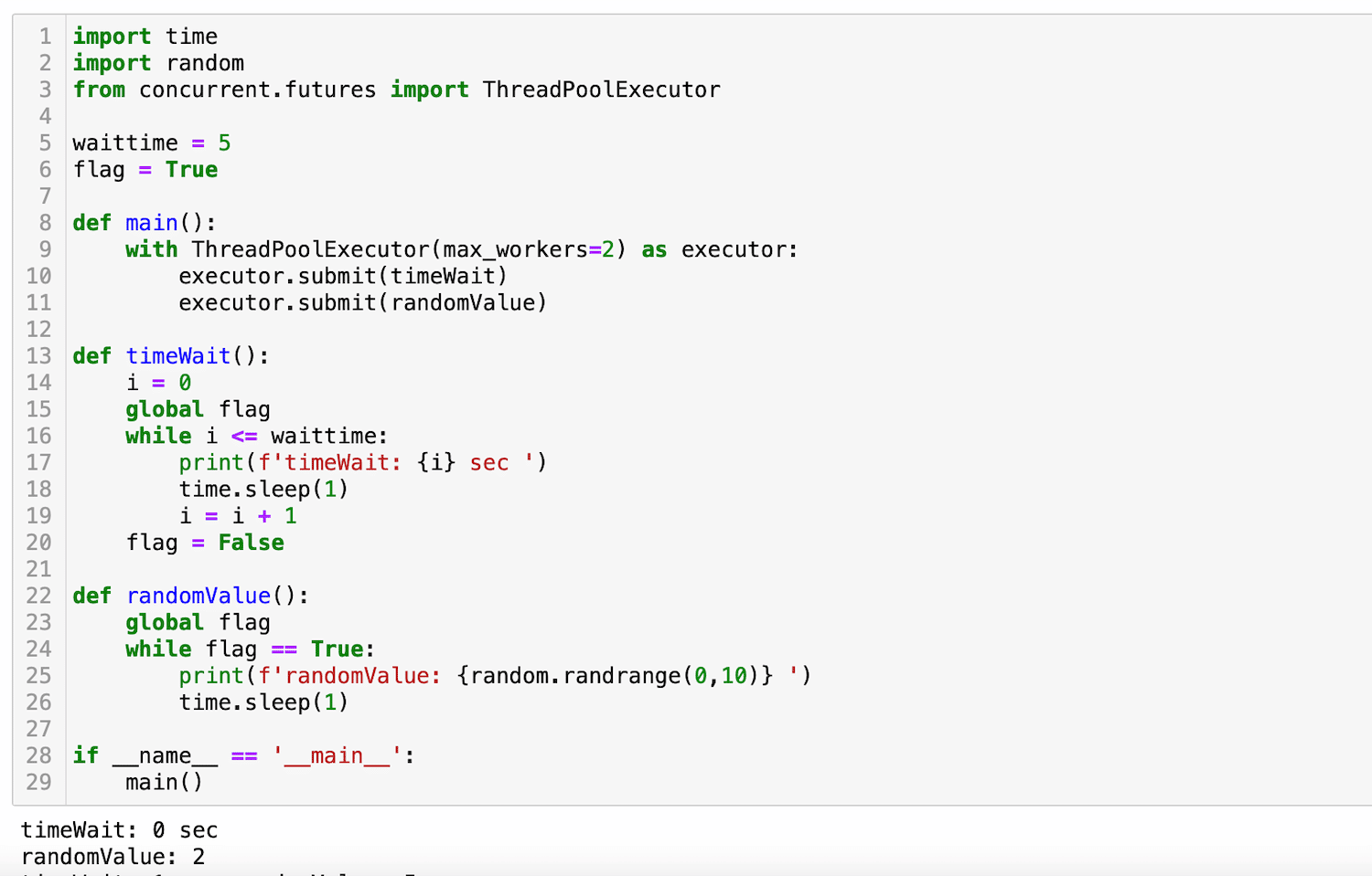 Bemerkungen ueber die Farben/確実性の問題 Python】並列処理で複数の処理を行い、グローバル変数で特定の