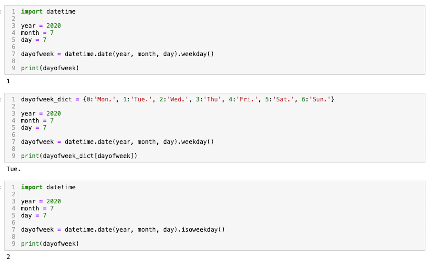 Python Datetime Pysci