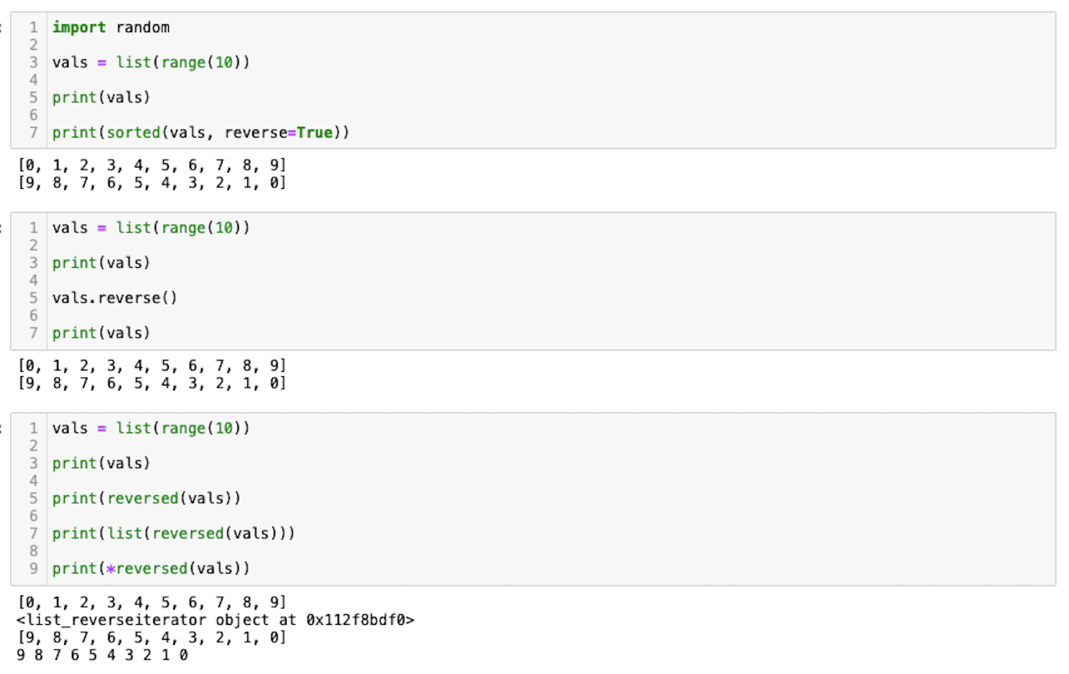 【Python基礎】リストの順番を並び替えるsort、sorted（ソート）、そしてreverse、reversed（逆順）の違い | 3PySci