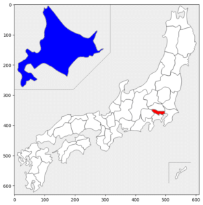 【matplotlib】日本地図を表示するライブラリjapanmap[Python] | 3PySci